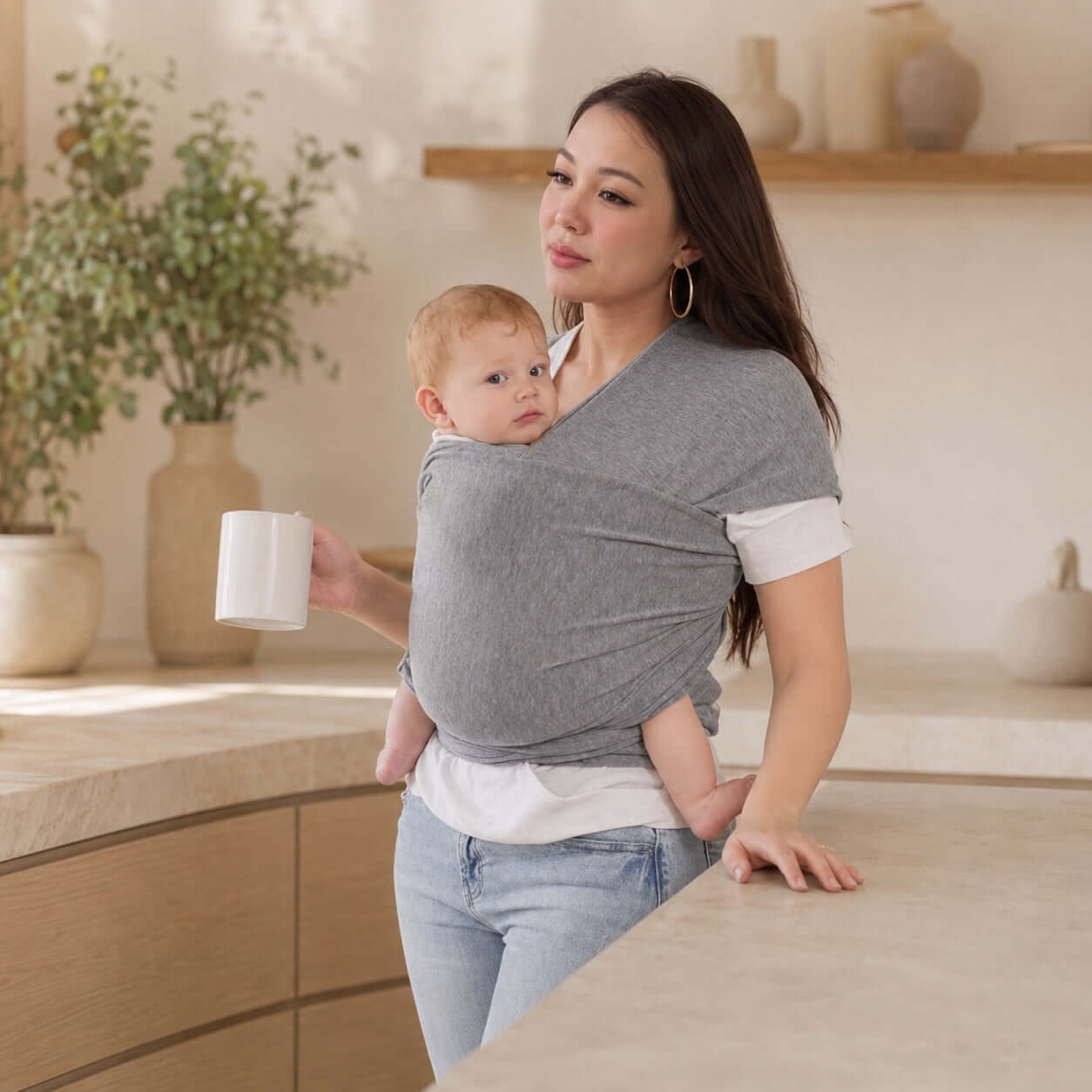 Baby Wrap Carrier Honest Touch™ Soft Comfort-First
