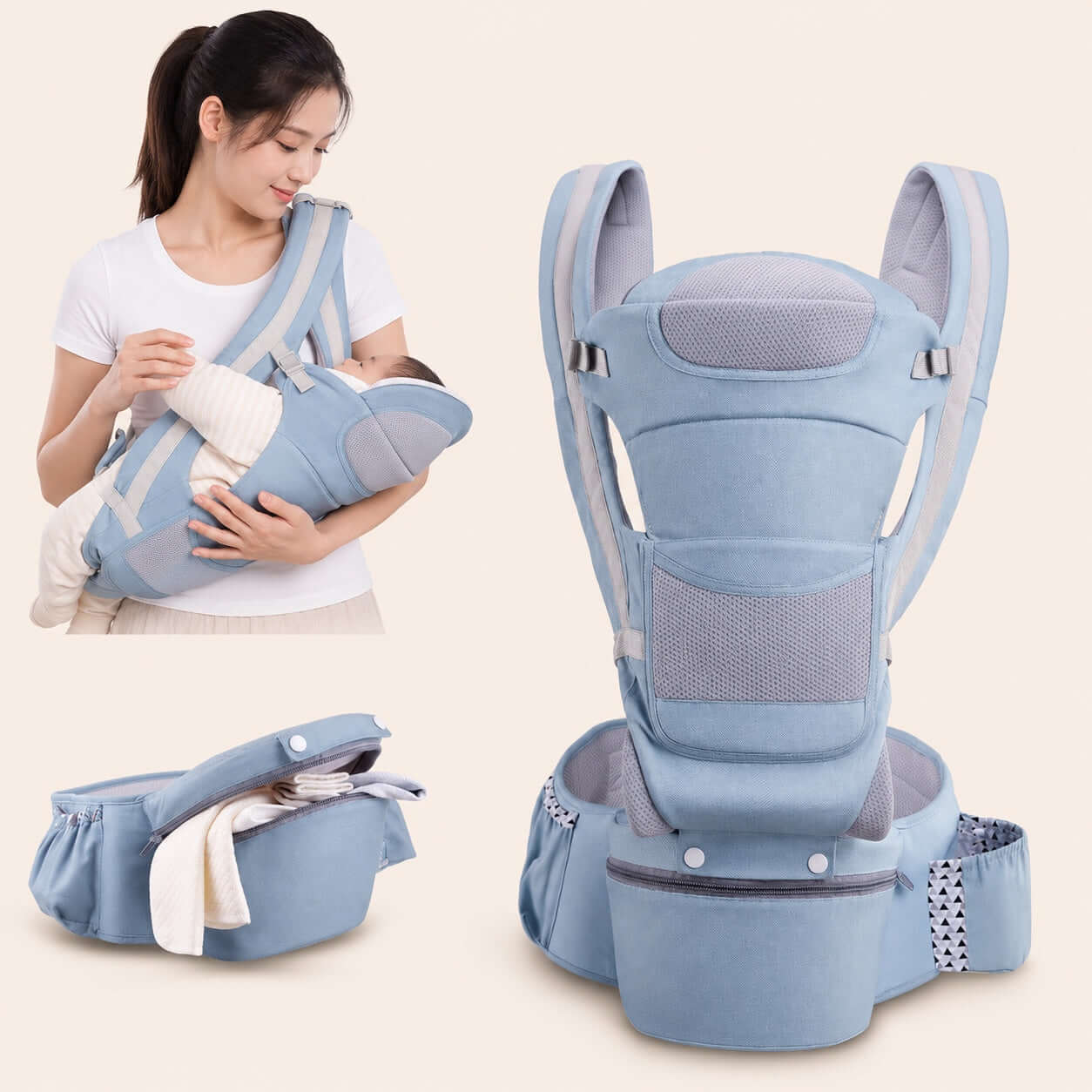 Baby Hip Seat Carrier Ergonomic Honest Touch™