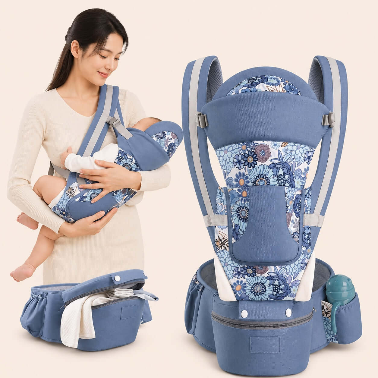 Baby Hip Seat Carrier Ergonomic Honest Touch™